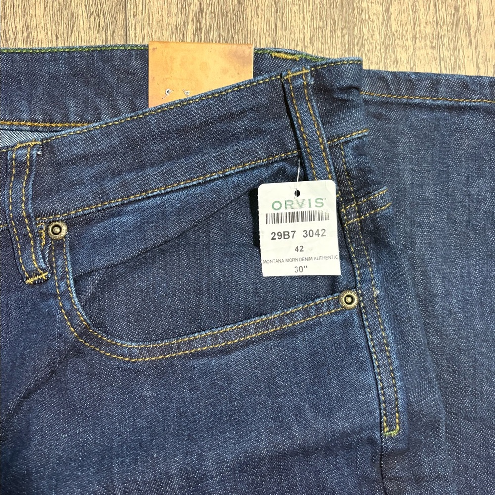 Orvis Montana Morning Jeans Denim Authentic | size: 42x30 - Picture 3 of 6